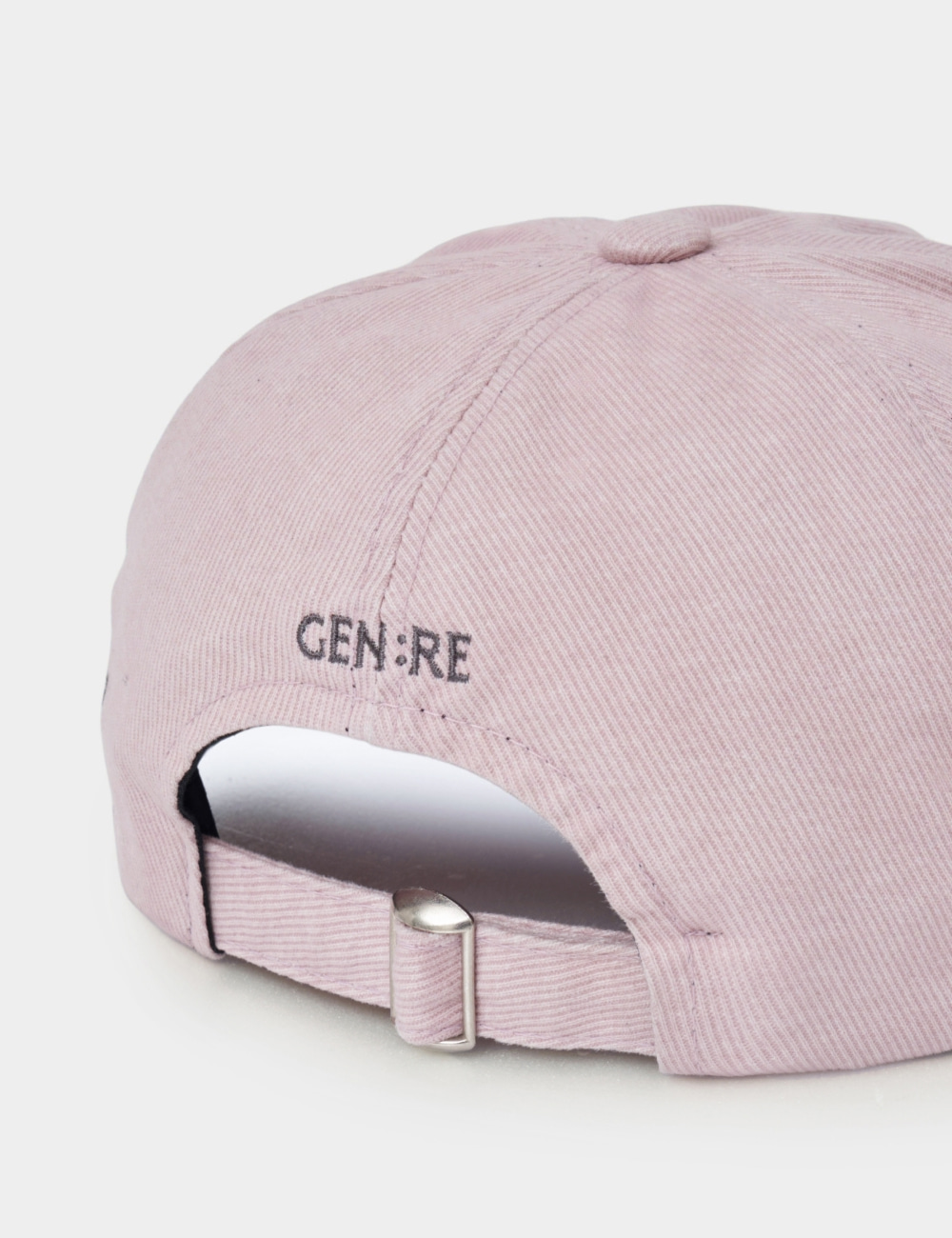 [GEN:RE] Play Homage Washed Ball Cap Light Pink