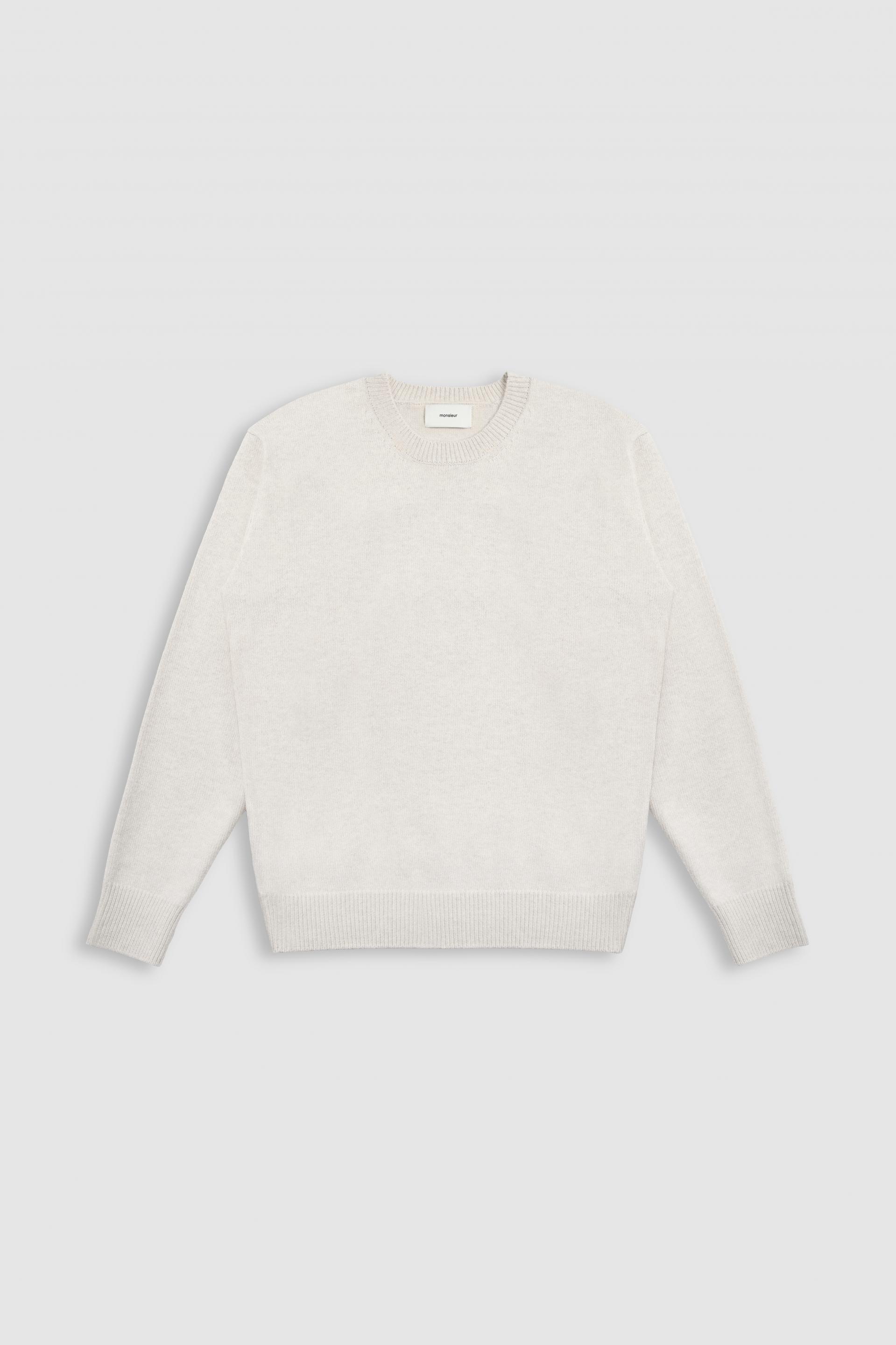 [monsieur] Balance Knit Ivory
