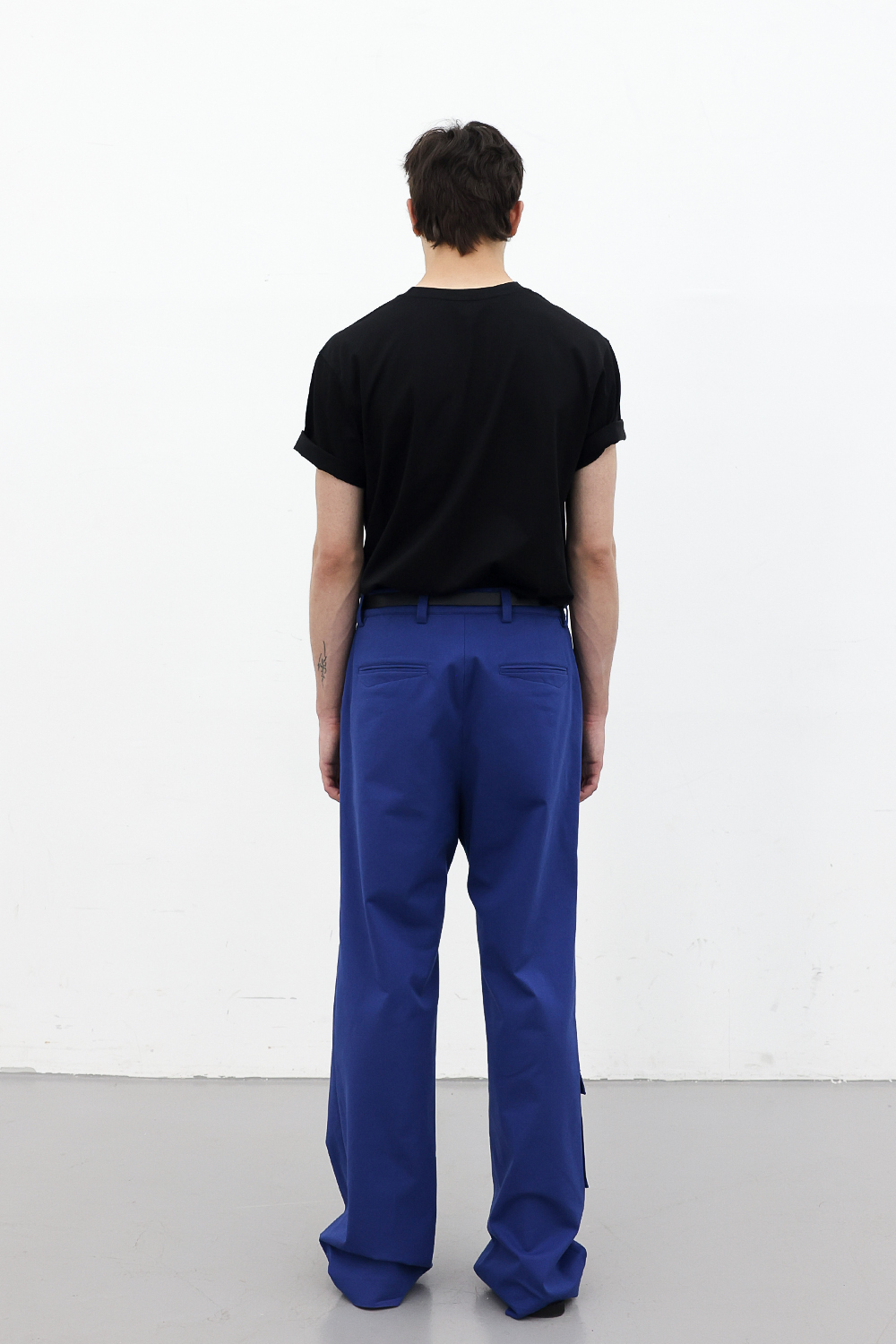 [ANYTIME LOREAK] POPPY WIDE COTTON PANTS - BLUE