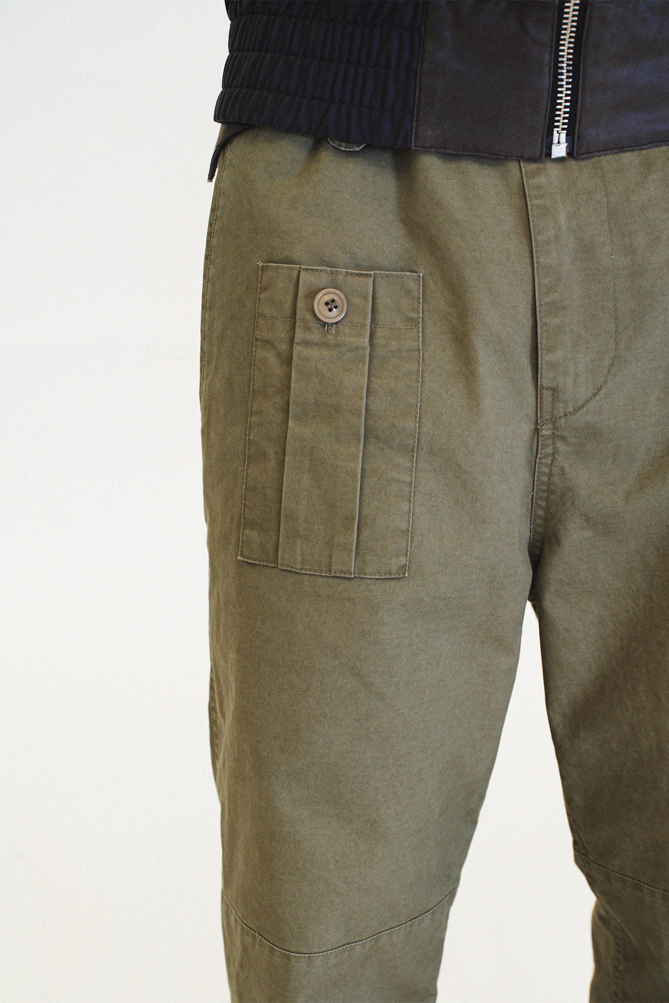 [SURFACE EDITION]WASHED COMBAT TROUSERS BEIGE
