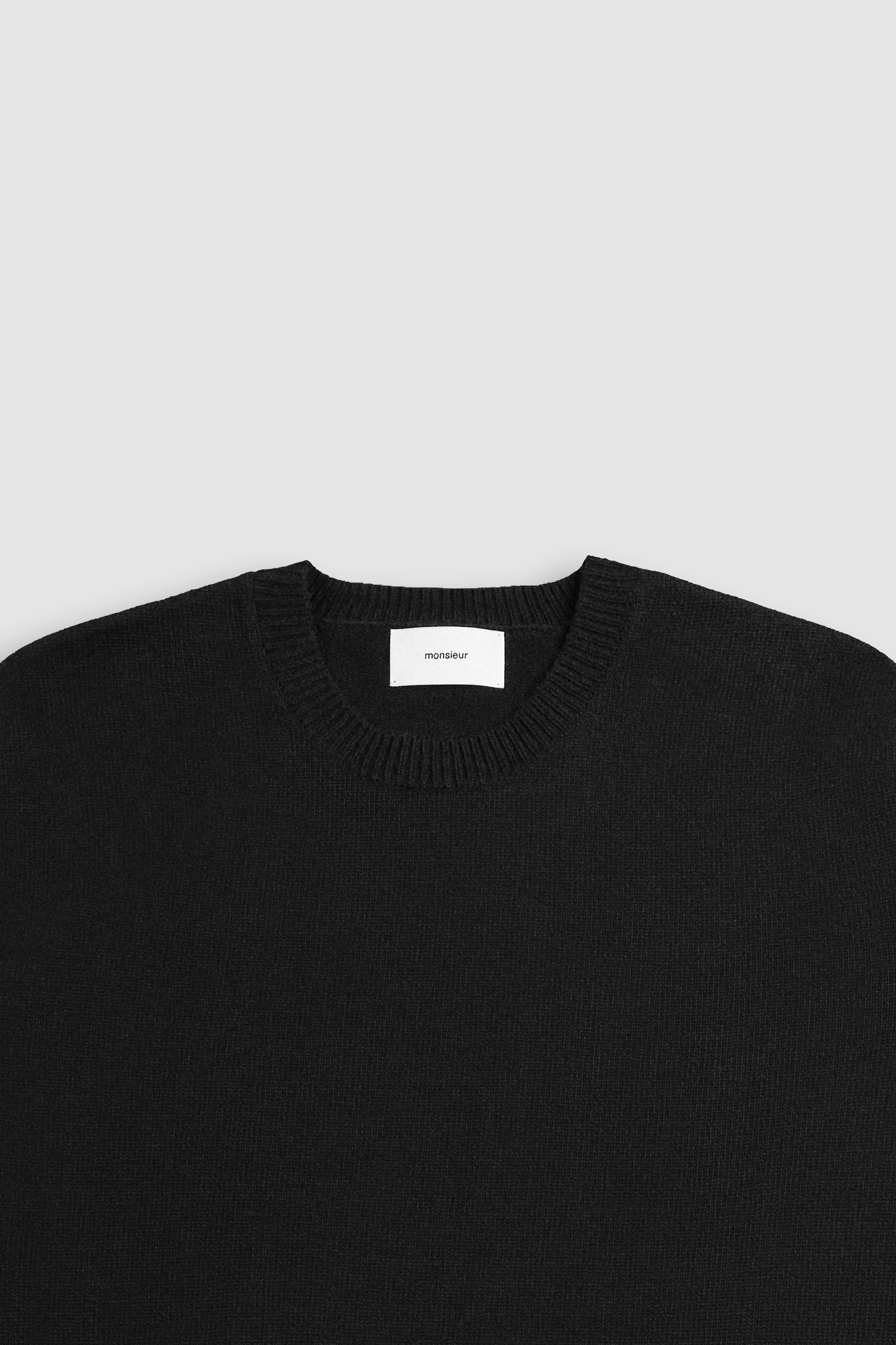 [monsieur] Balance Knit Black