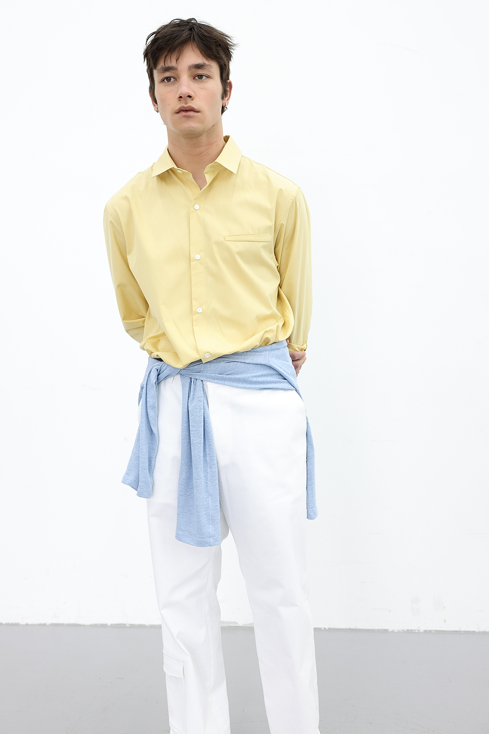 [ANYTIME LOREAK] FREESIA BLOOM SHIRT - YELLOW