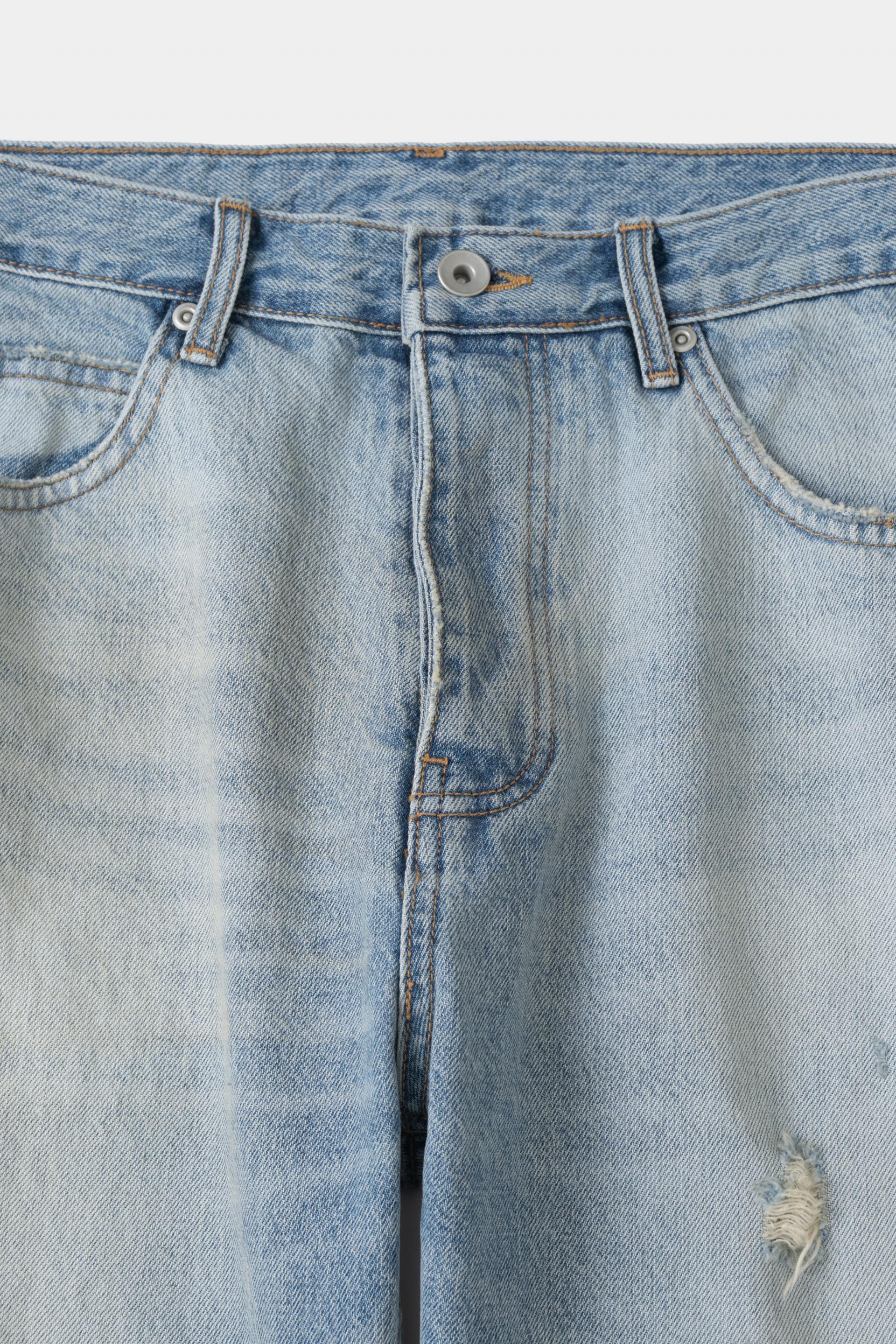 [KANGJUNGSEOK] DENIM PANTS TYPE 06 Light blue