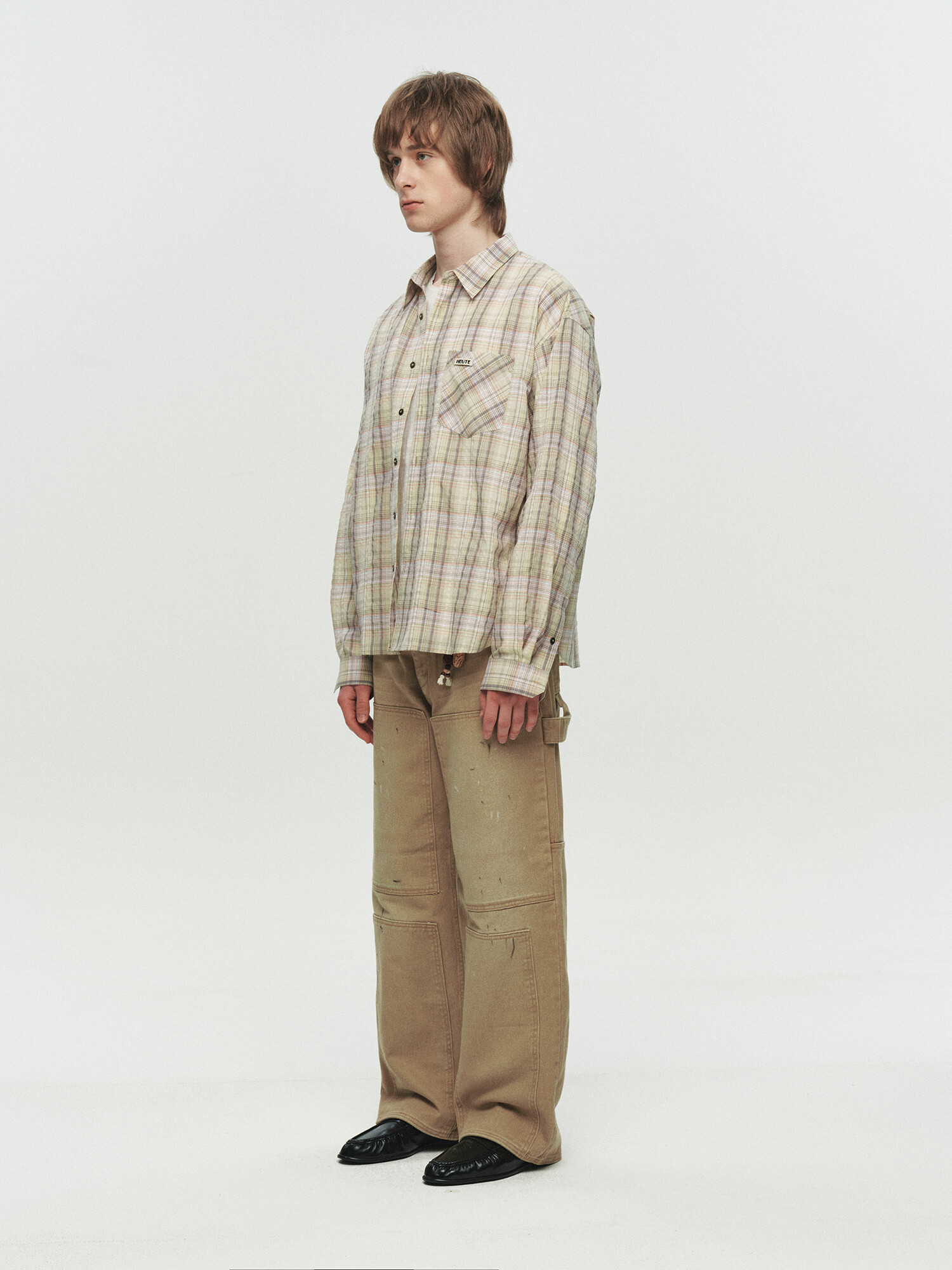 [HEUTE] REGULAR COLLAR MARCO SHIRT (YELLOW)