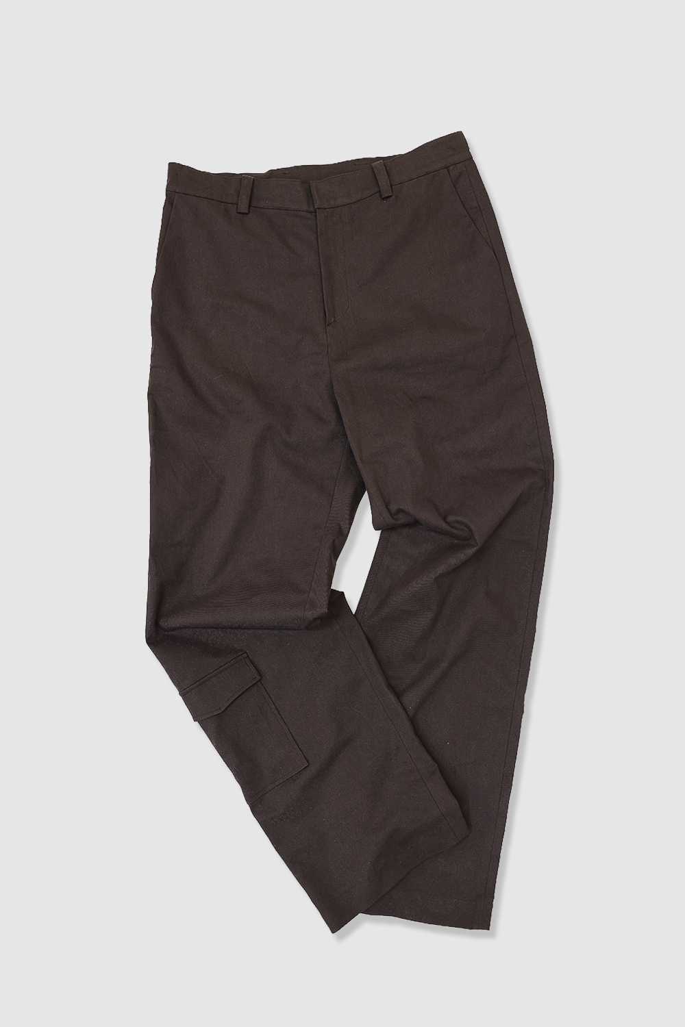 [ANYTIME LOREAK] POPPY WIDE COTTON PANTS - BROWN