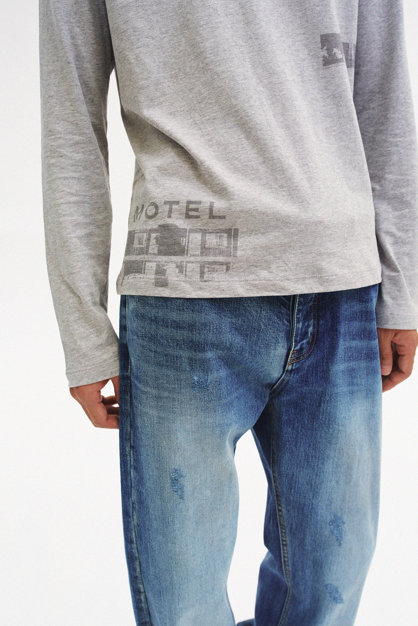 [SURFACE EDITION] DISCONNECT LONG SLEEVE TSHIRT GRAY