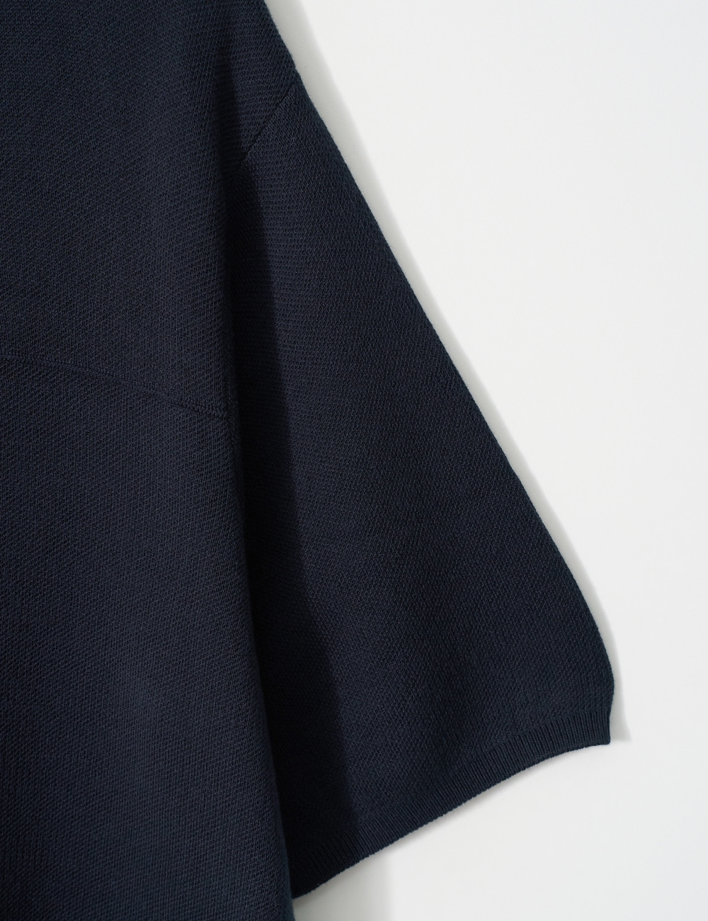 [GEN:RE] Your Way Slit Half Knit Navy