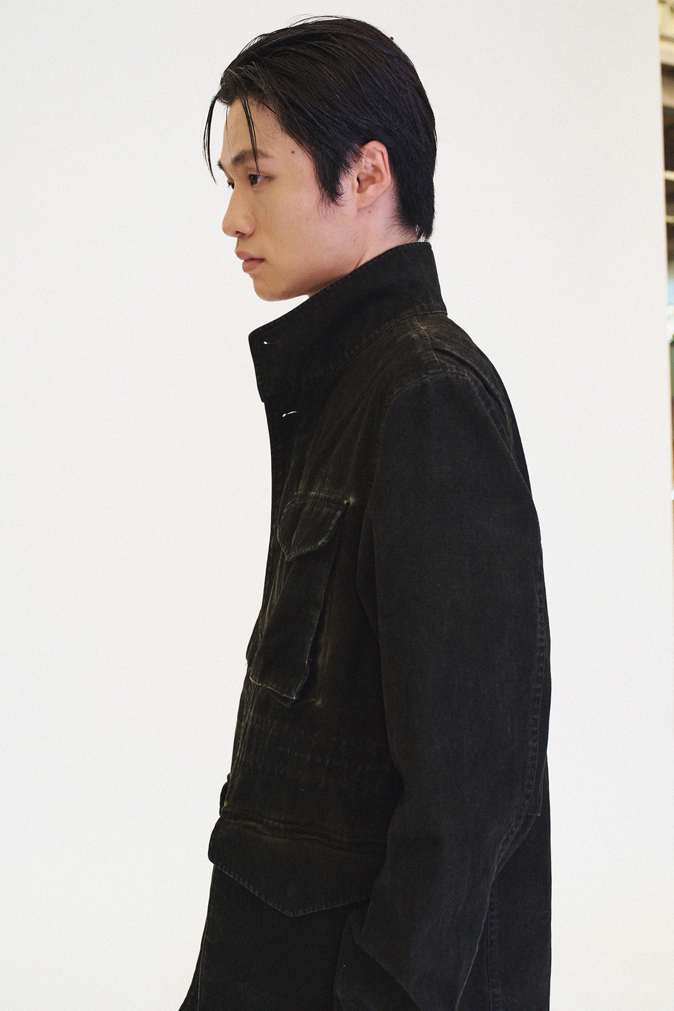 [SURFACE EDITION] OVERDYED FIELD JACKET BLACK