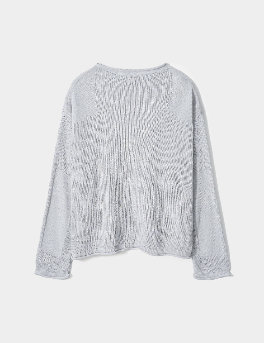 [GEN:RE] Canopy Mesh Knit Light Gray
