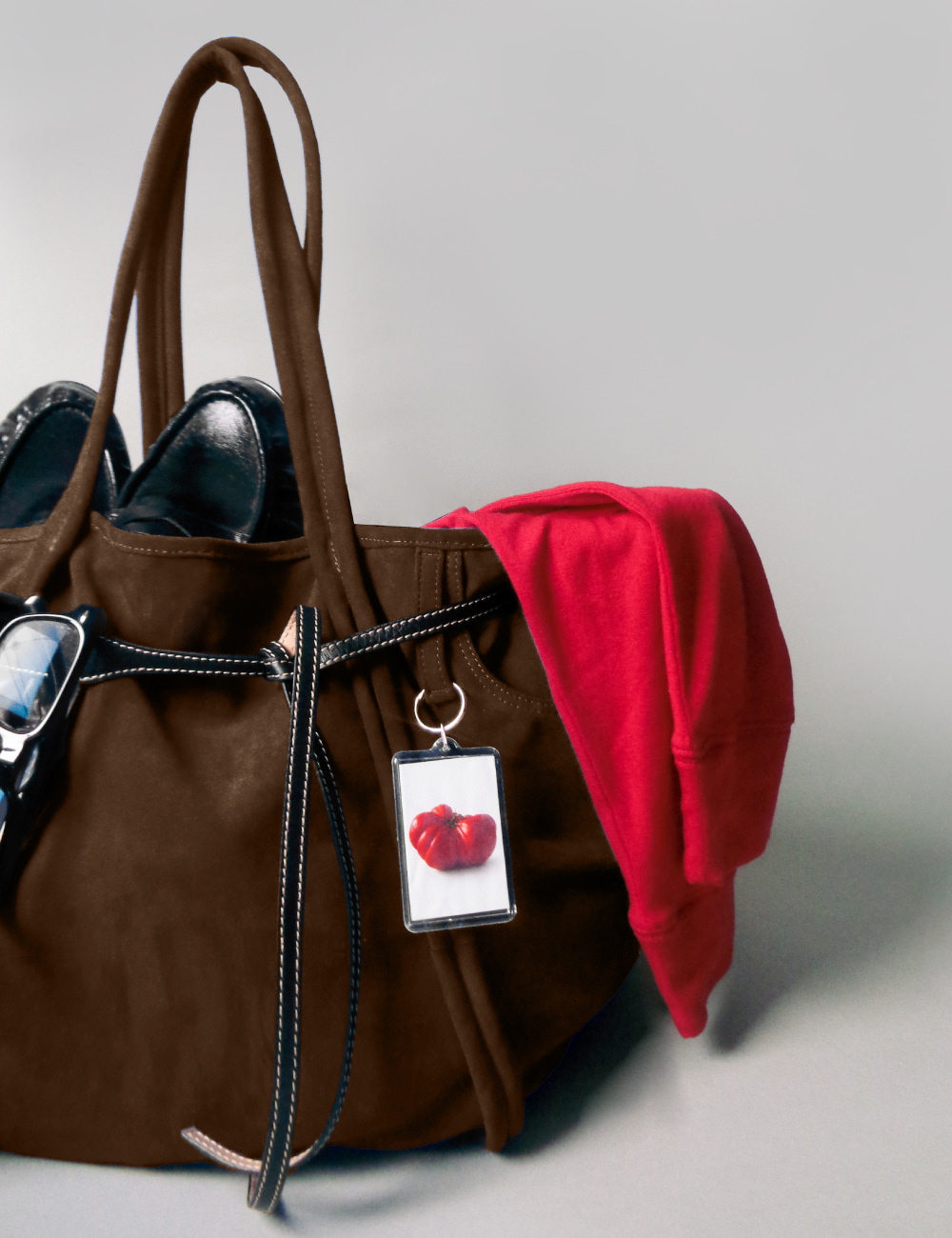 [GEN:RE] Archive Trouser Leather Bag Brown