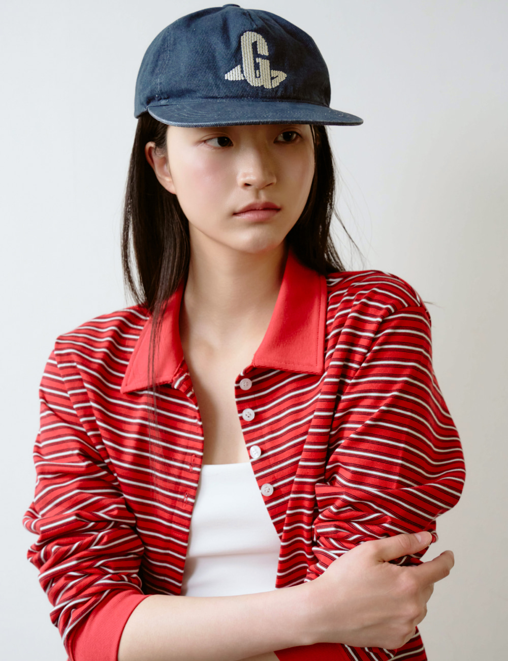 [GEN:RE] Any Way Pique Shirt Red