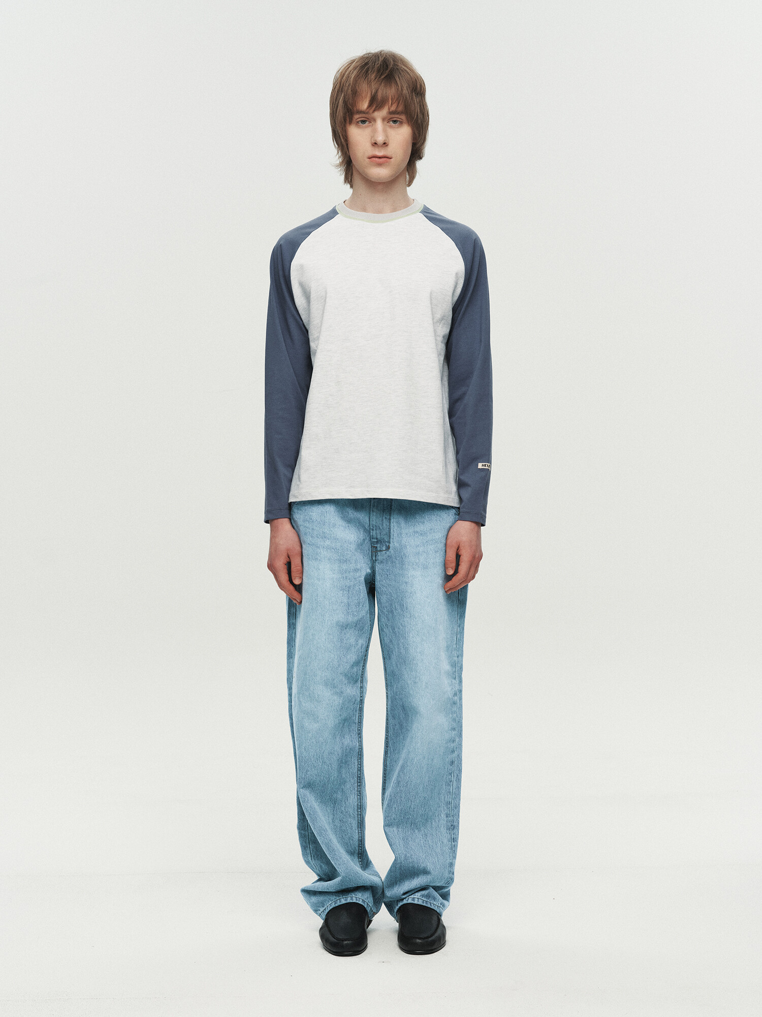 [HEUTE] LIGHT WASH WIDE DENIM (LIGHT BLUE)