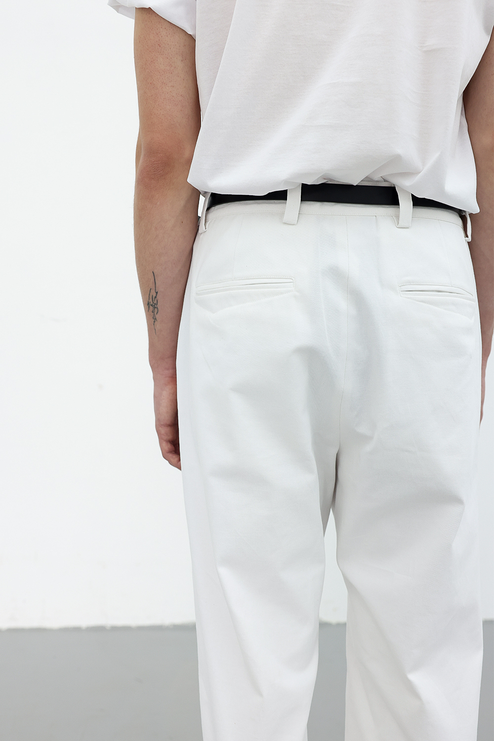 [ANYTIME LOREAK] POPPY WIDE COTTON PANTS - WHITE