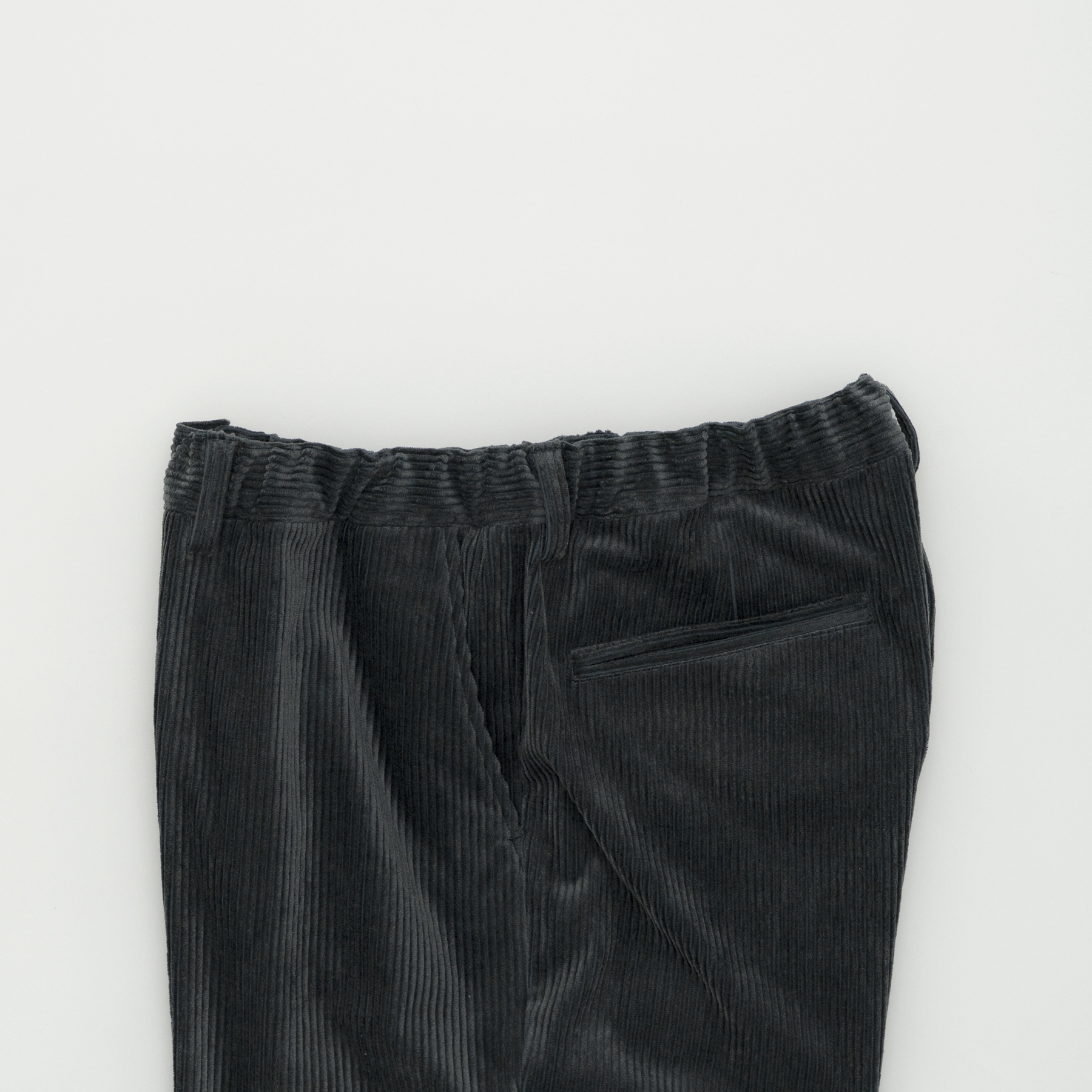 [STILL BY HAND] PT03263OS - Corduroy straight pants BLACK