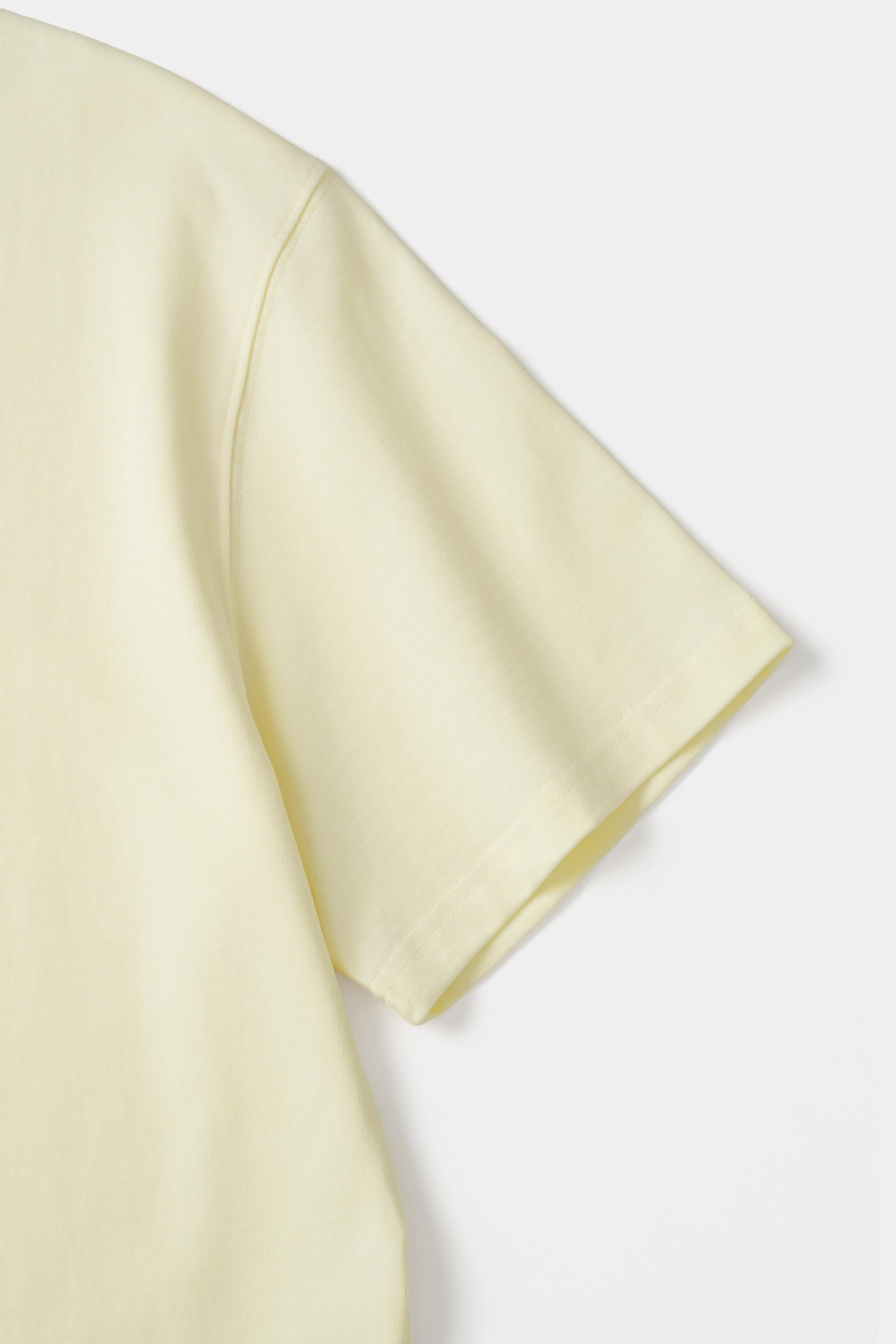 [103MONSIEUR] Balance T-shirts Yellow