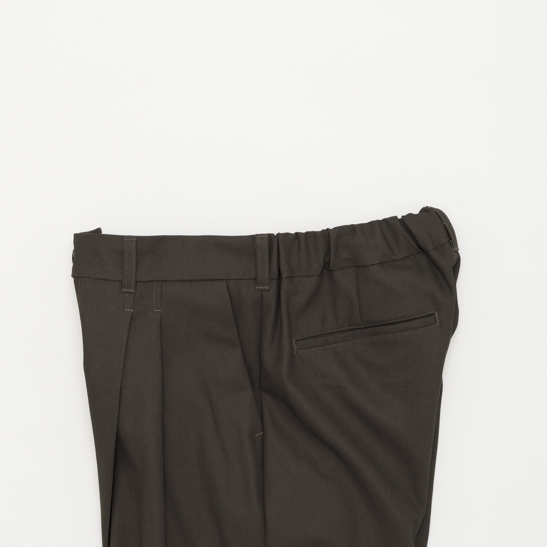 [STILL BY HAND] PT05263OS- TROUSERS DARK BROWN 작업중