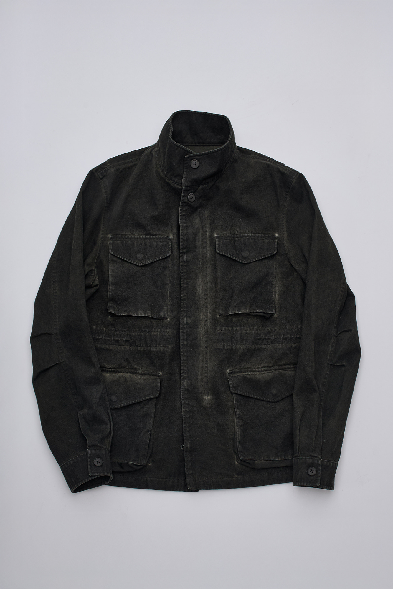 [SURFACE EDITION] OVERDYED FIELD JACKET BLACK