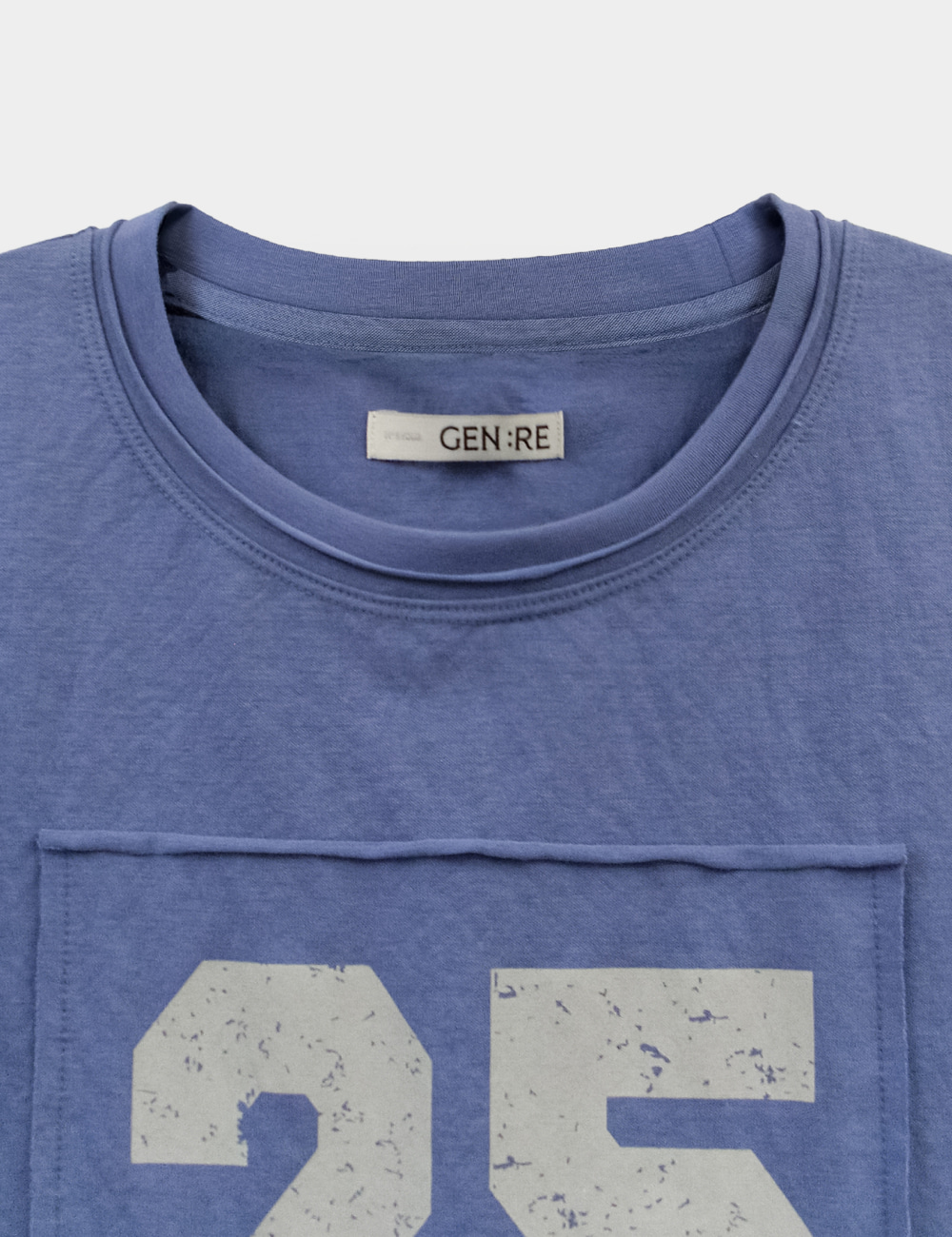 [GEN:RE] Patched Number T-shirt