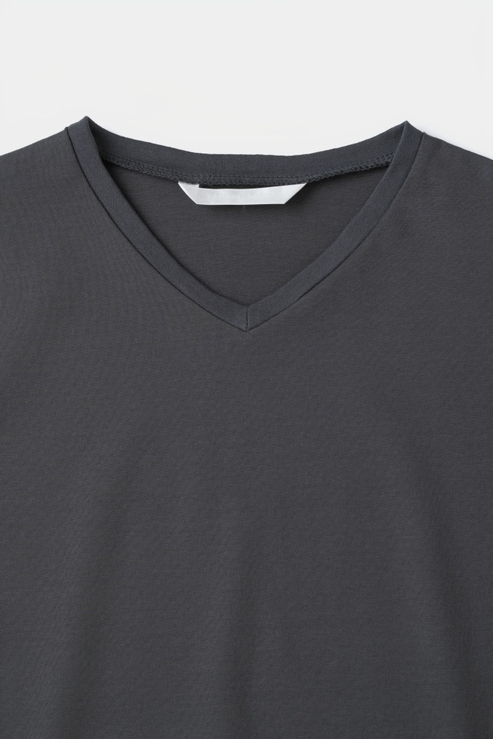 [KANGJUNGSEOK] PERMANENT FOR EVERYONE T-SHIRTS CHACOAL