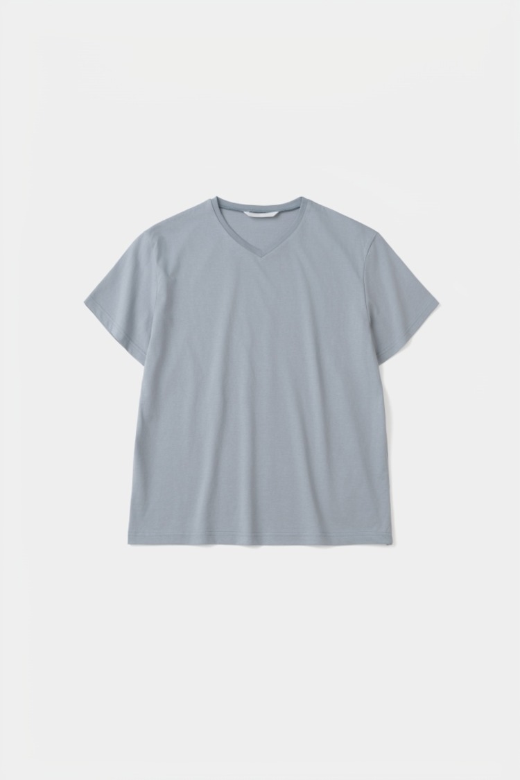 [KANGJUNGSEOK] PERMANENT FOR EVERYONE T-SHIRTS LIGHT BLUE