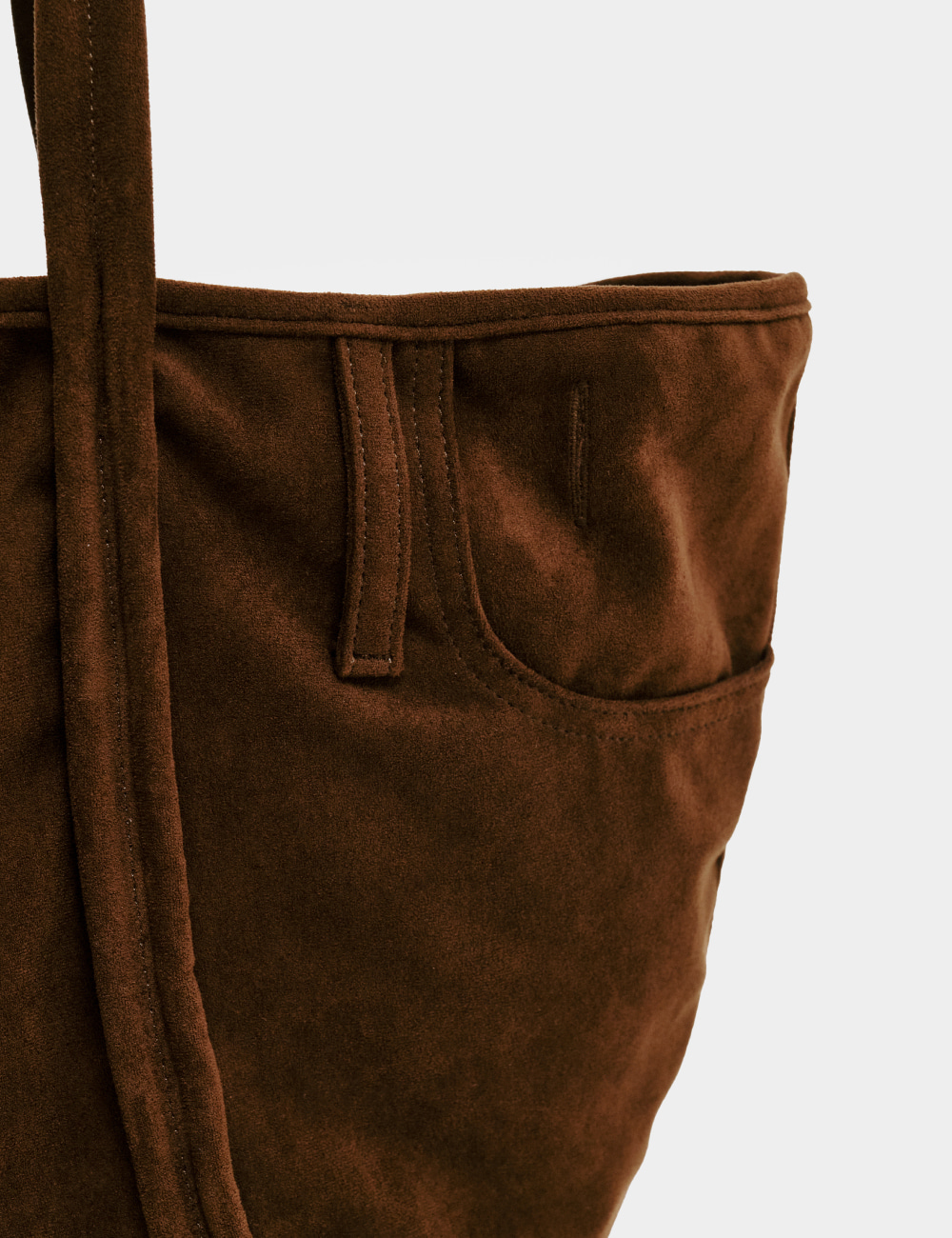 [GEN:RE] Archive Trouser Leather Bag Brown
