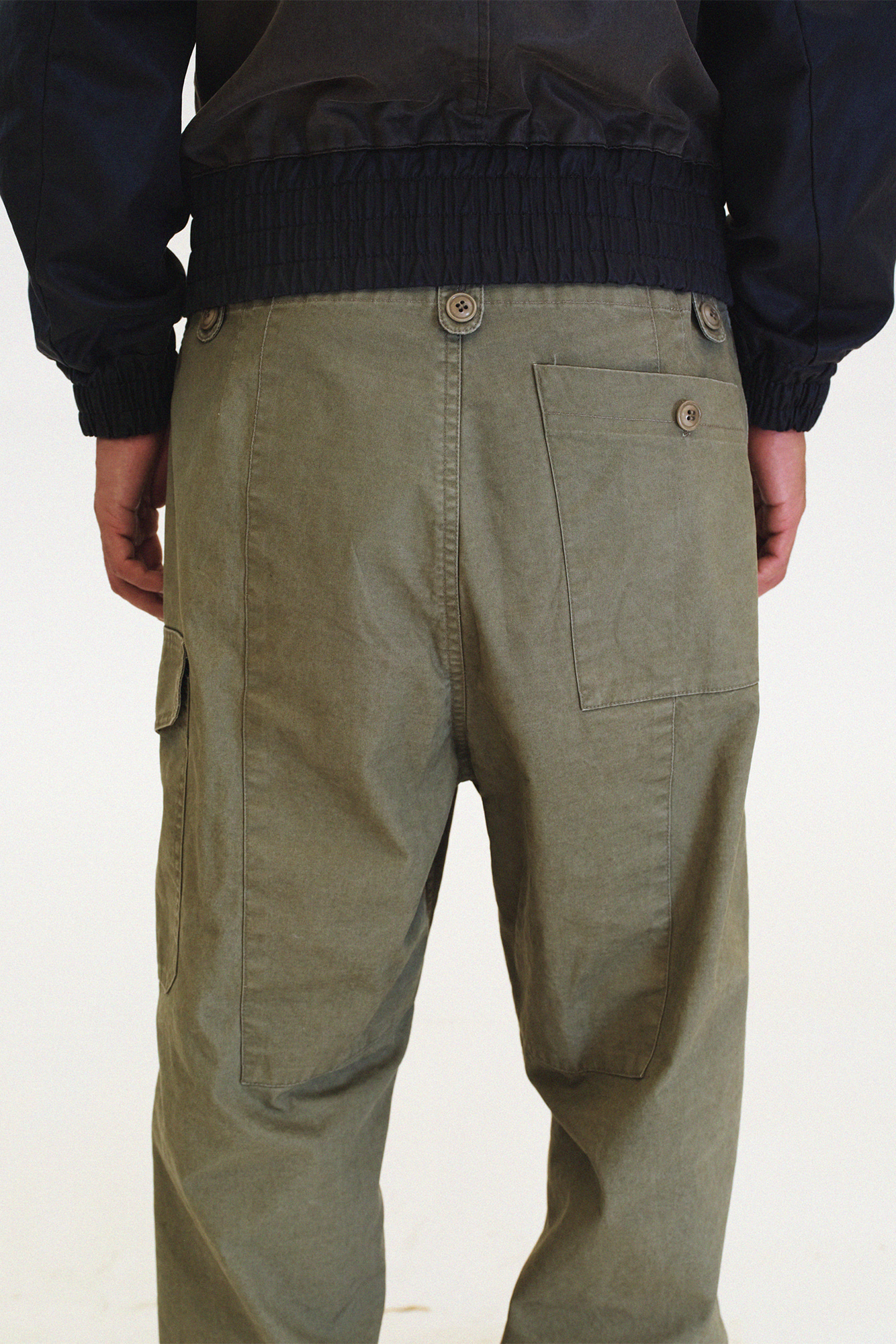[SURFACE EDITION]WASHED COMBAT TROUSERS BEIGE