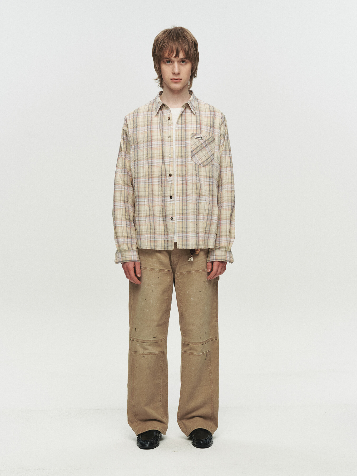 [HEUTE] REGULAR COLLAR MARCO SHIRT (YELLOW)