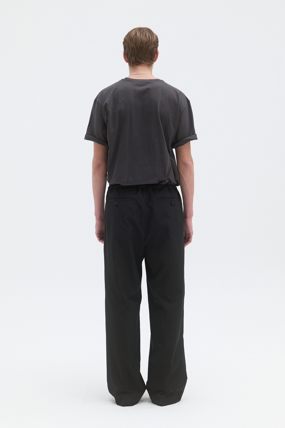 [WINDER] CF COTTON T-SHIRTS - CHARCOAL