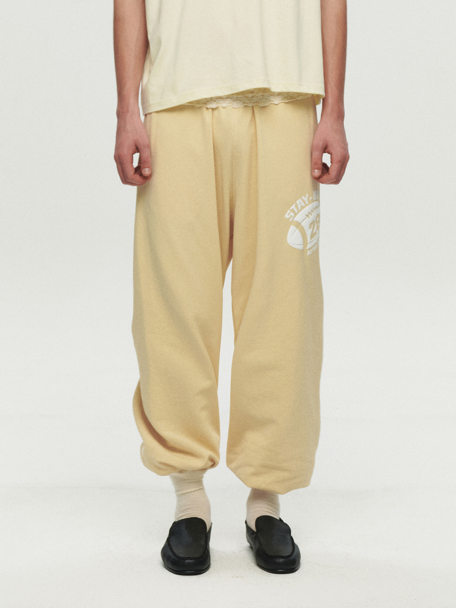 [HEUTE] STAY UP SWEATPANTS (YELLOW)