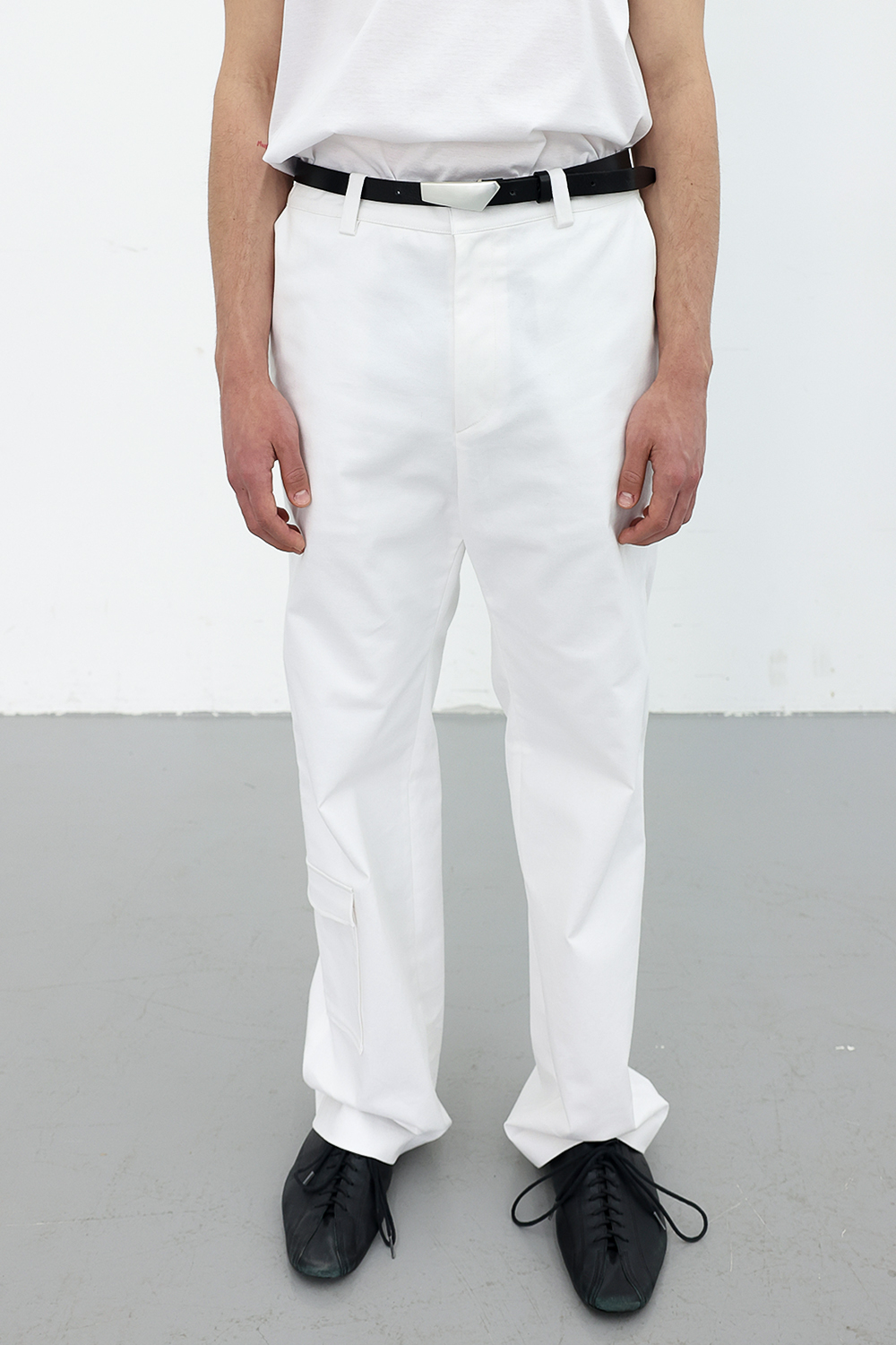 [ANYTIME LOREAK] POPPY WIDE COTTON PANTS - WHITE