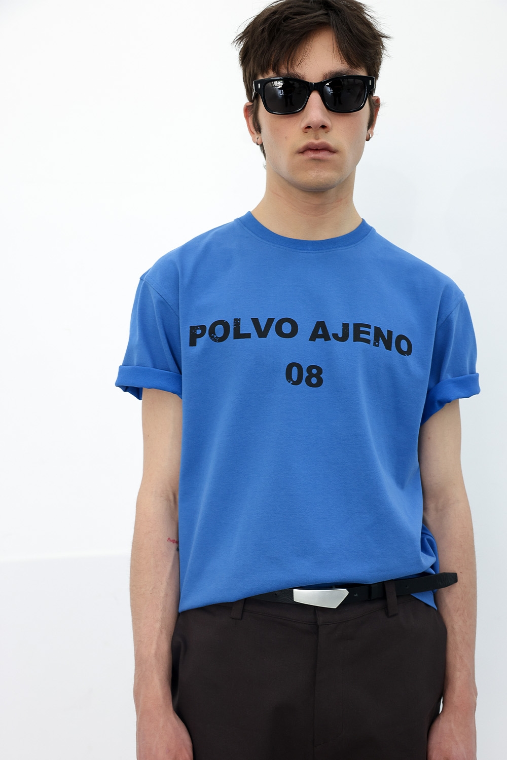 [ANYTIME LOREAK] PRIMROSE HALF TEE - BLUE