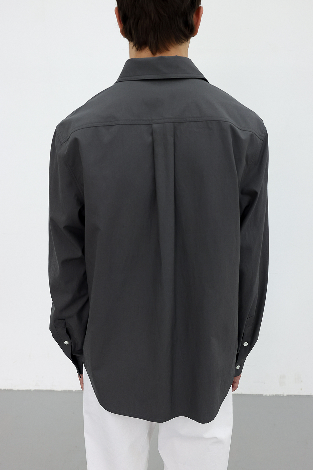 [ANYTIME LOREAK] FREESIA BLOOM SHIRT - CHARCOAL