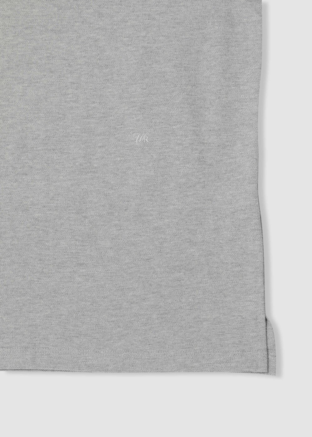 [WINDER] CLASSIC PIQUE TOP - MELANGE GREY