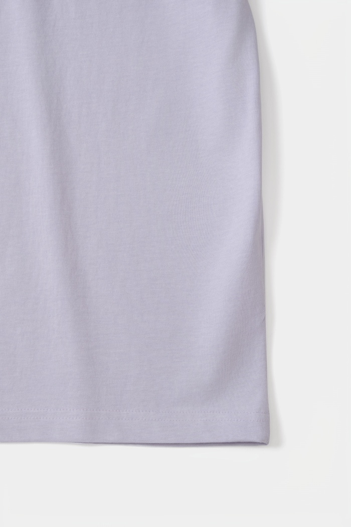 [KANGJUNGSEOK] PERMANENT FOR EVERYONE T-SHIRTS LIGHT PURPLE