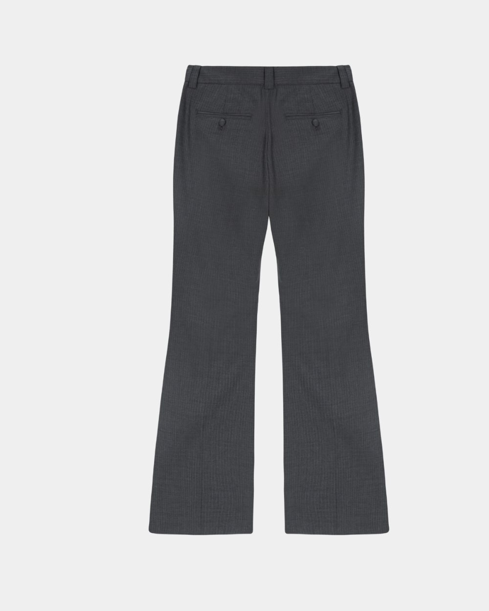 [kineto] Pin Stripe Wool Flare Pants_Grey
