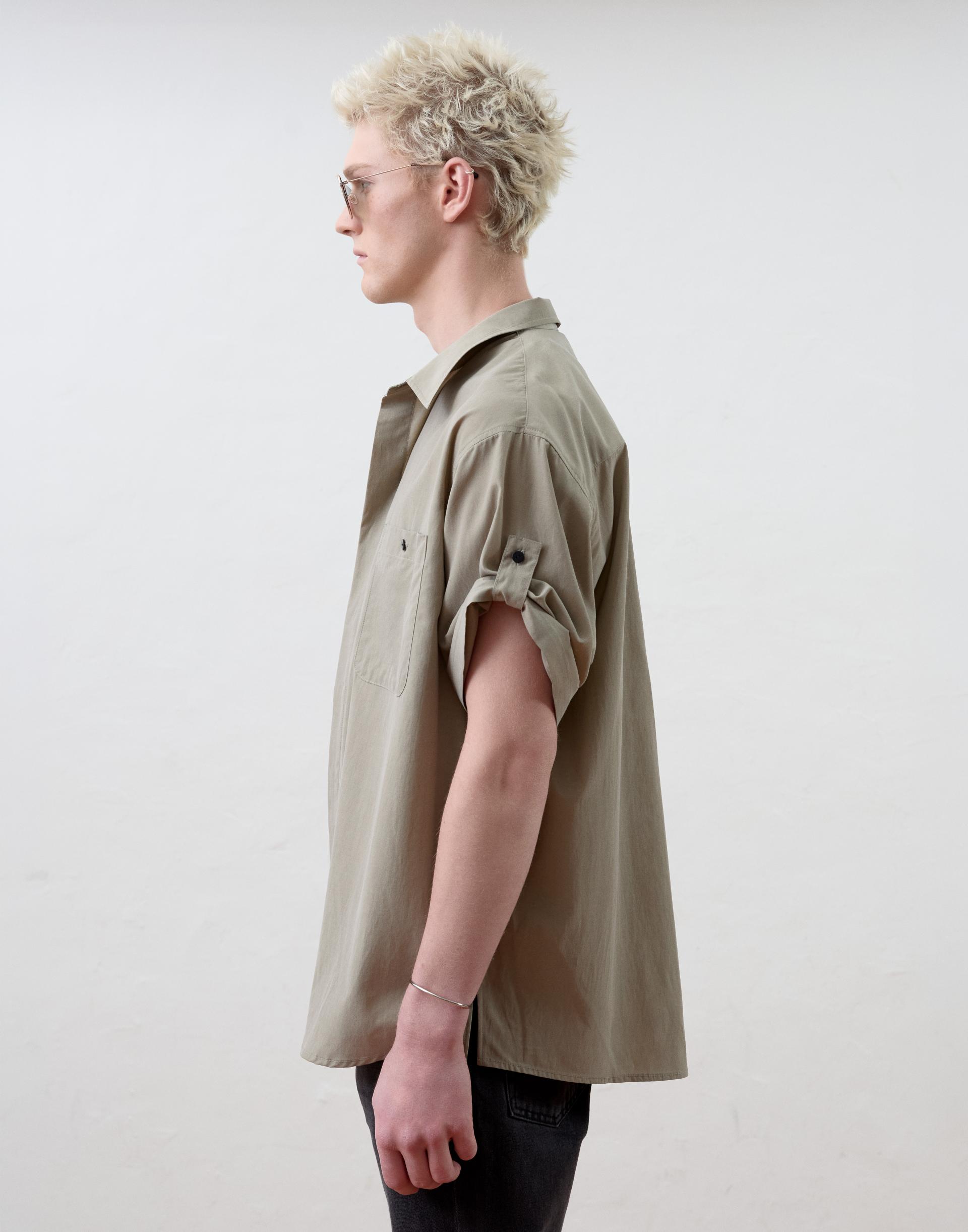 [MOOMYUNG] CITY COWBOY SHIRTS (BEIGE)
