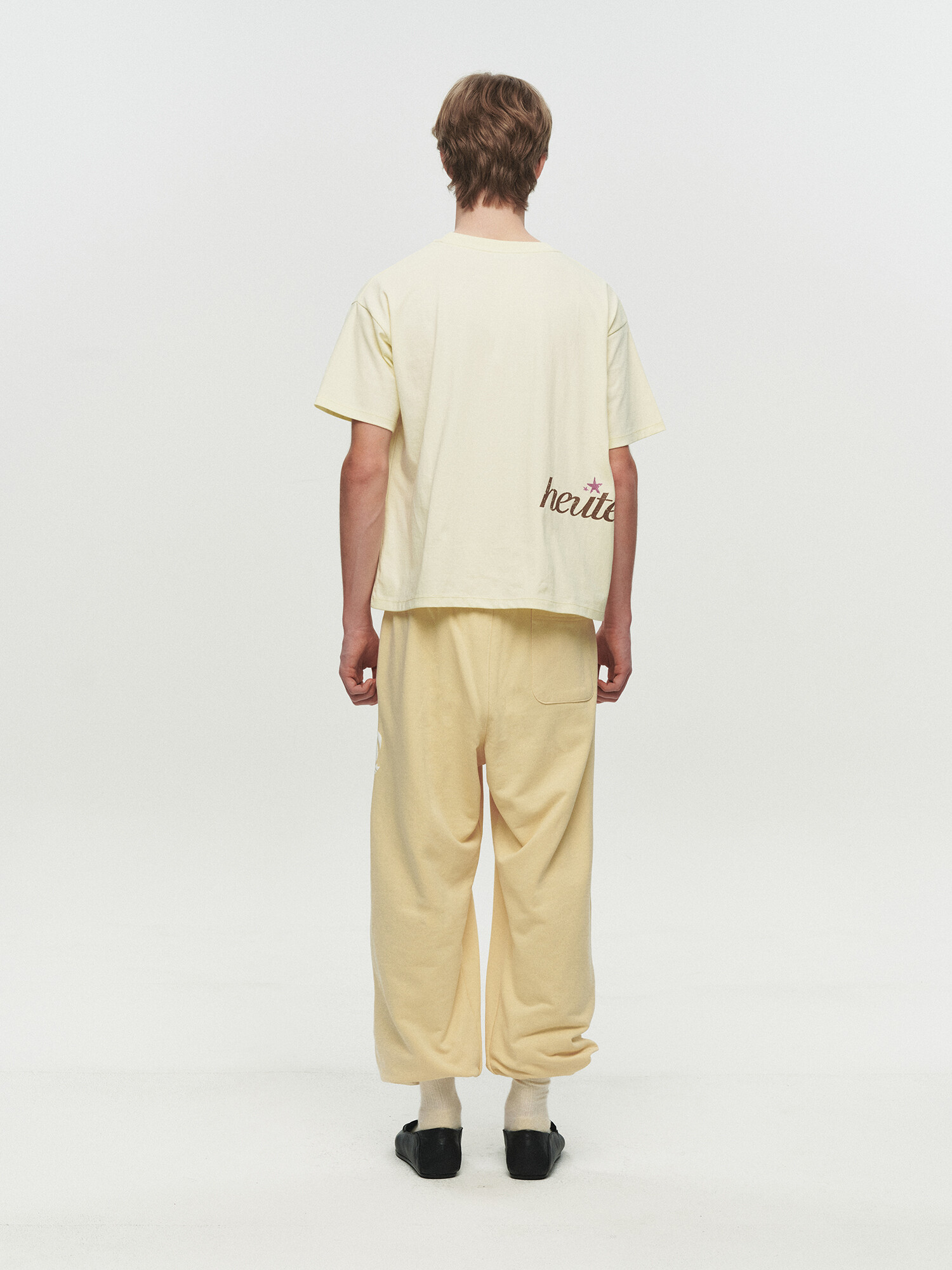 [HEUTE] STAY UP SWEATPANTS (YELLOW)
