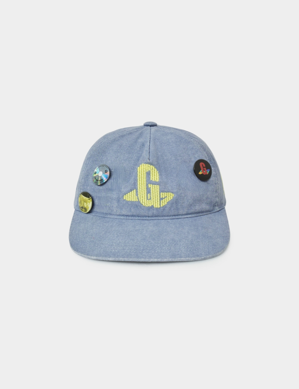 [GEN:RE] Play Homage Washed Ball Cap Sky Blue