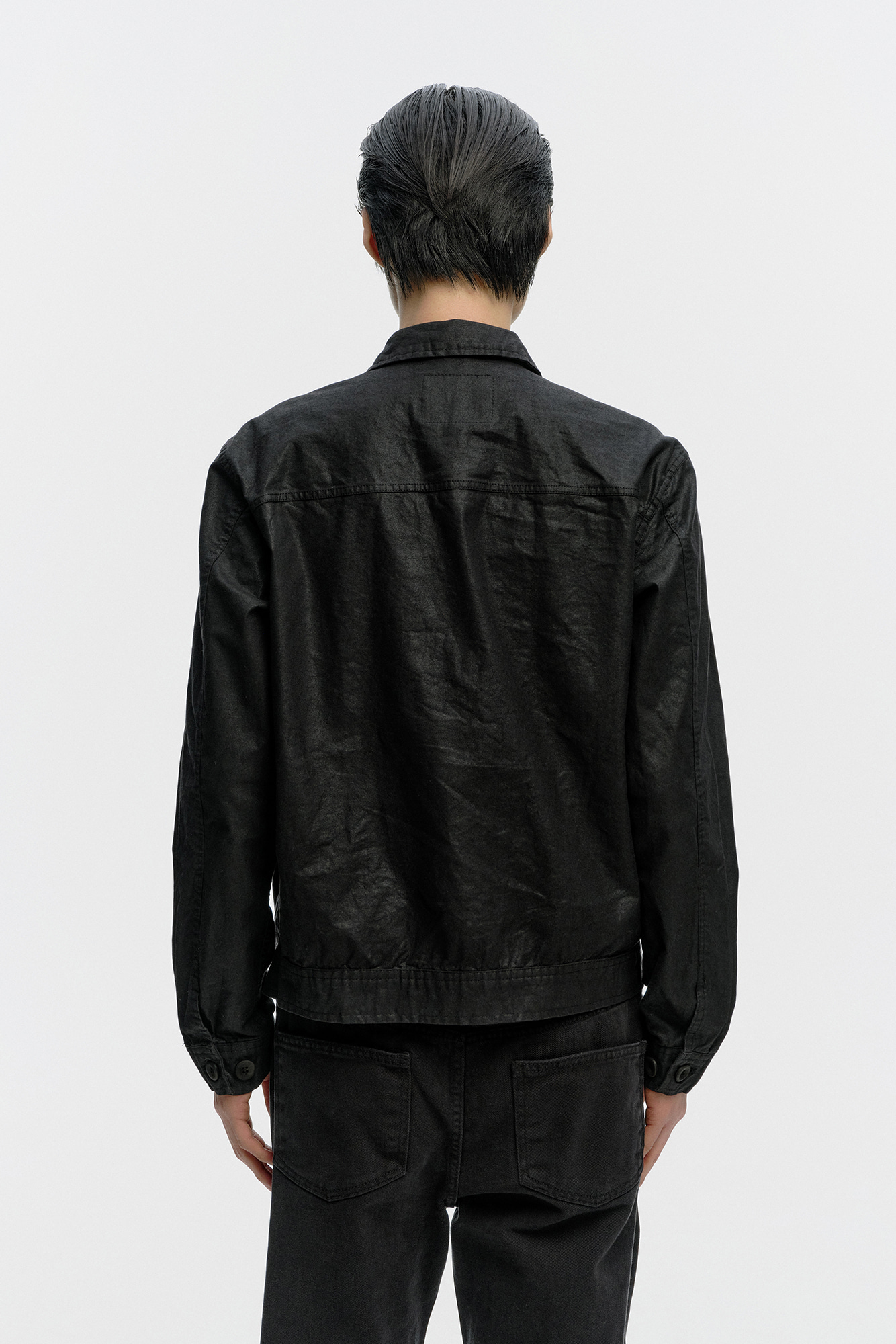 [SURFACE EDITION] FLANNEL 4-POCKET JACKET BLACK