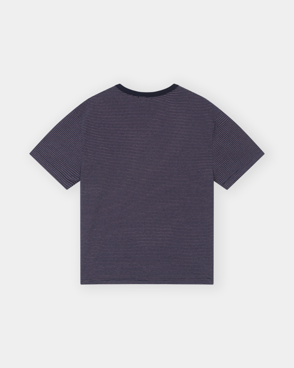 [kineto] Blend Stripe Cotton T-Shirt_Multi Purple
