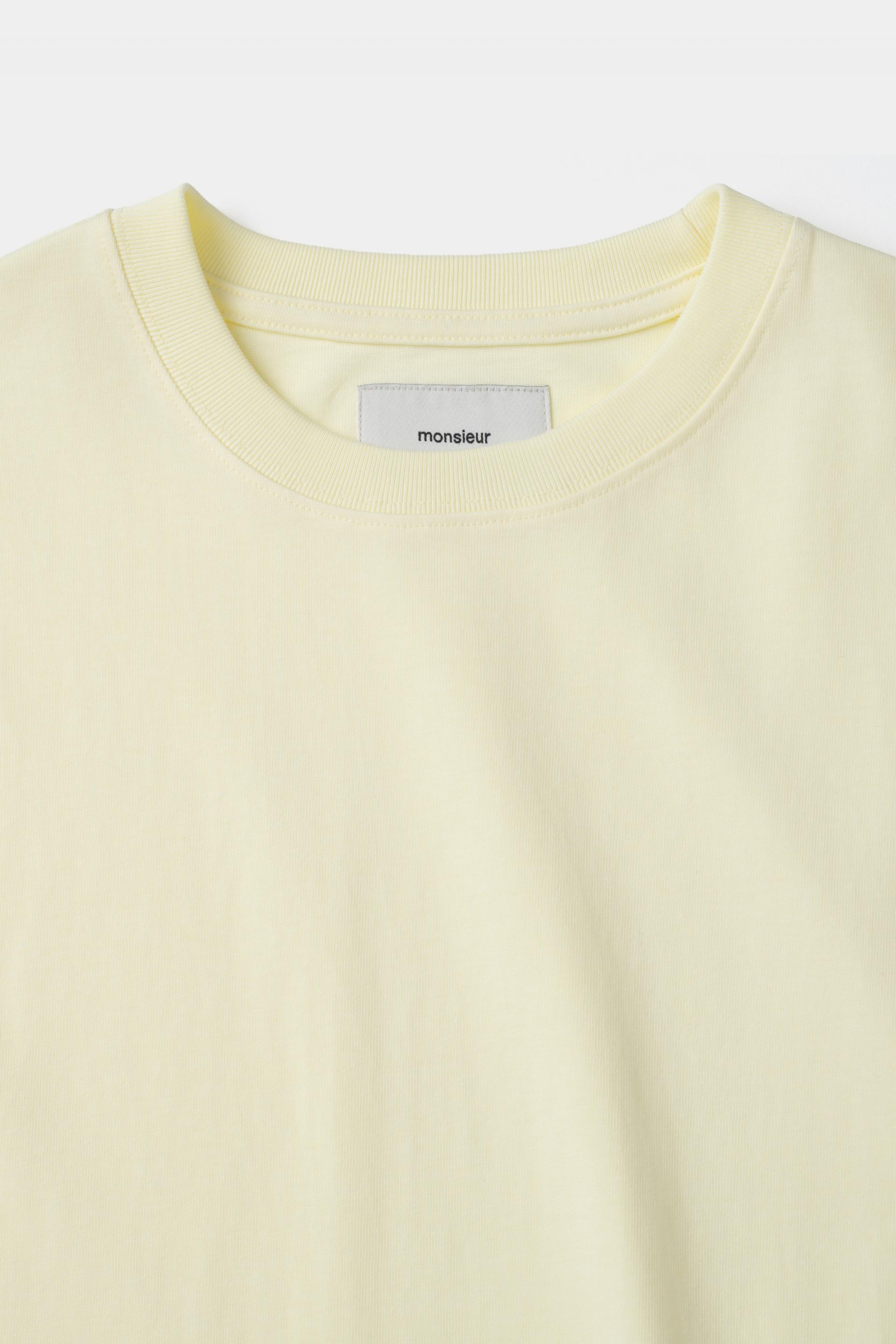 [103MONSIEUR] Balance T-shirts Yellow