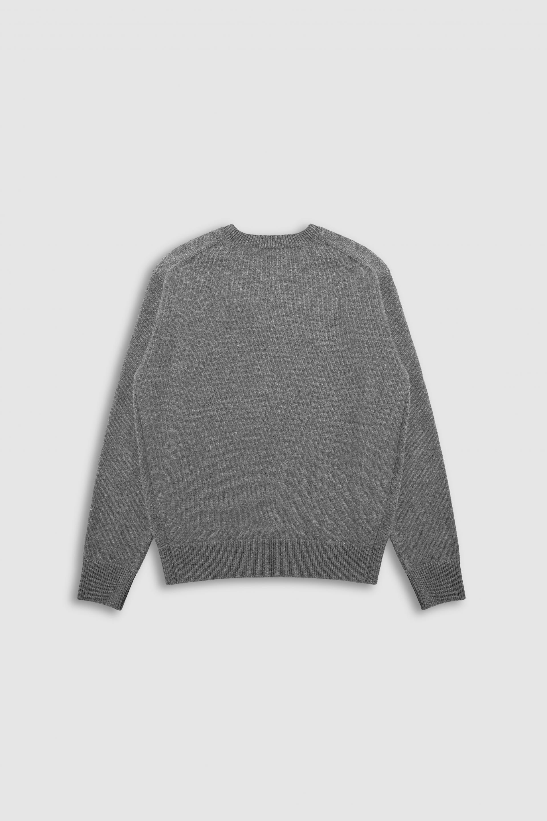 [monsieur] Balance Knit charcoal Gray