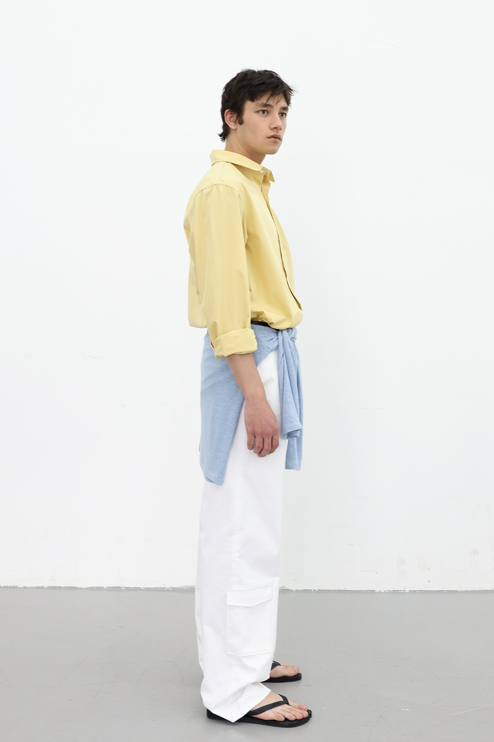 [ANYTIME LOREAK] FREESIA BLOOM SHIRT - YELLOW