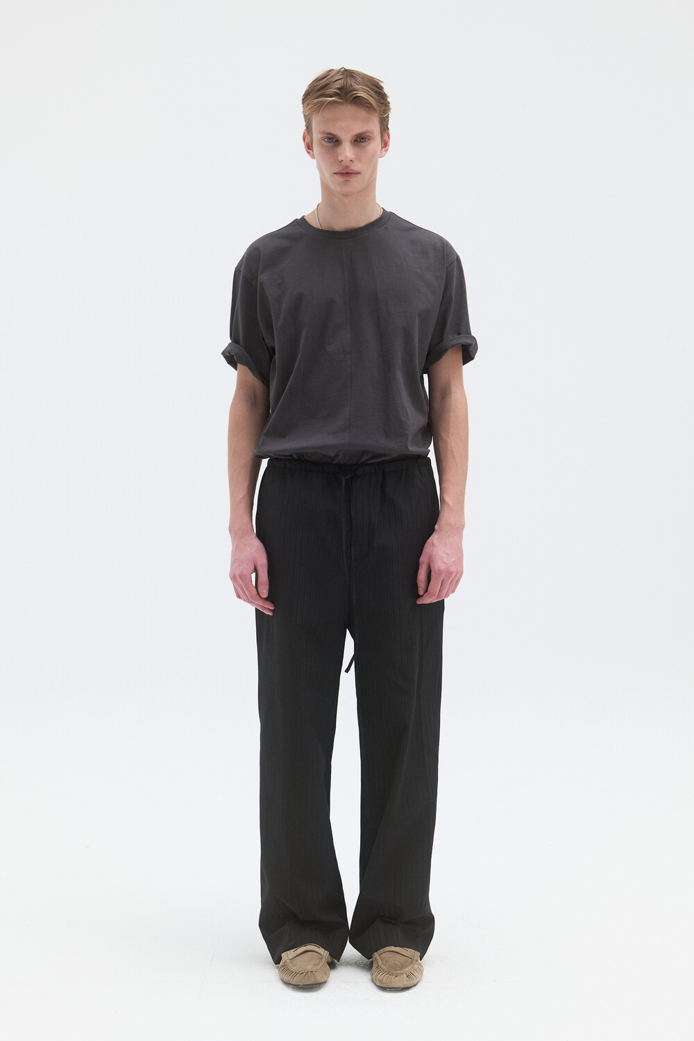 [WINDER] CF COTTON T-SHIRTS - CHARCOAL