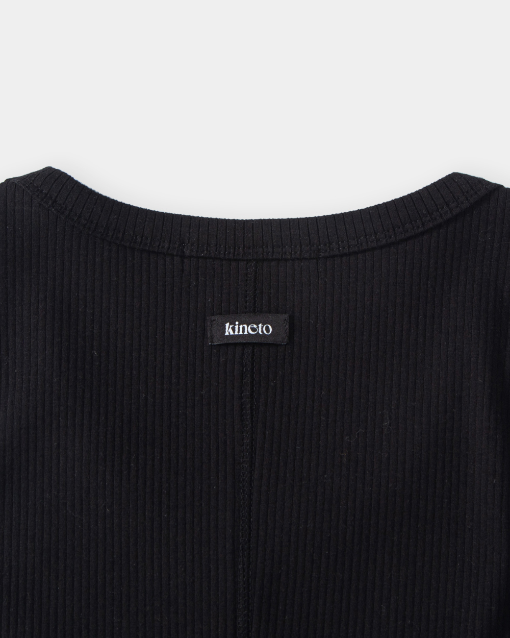 [kineto] Sleek Ribbed Sleeveless Top_Black