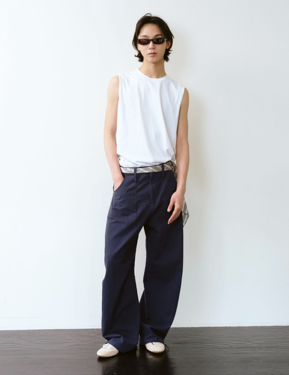 [GEN:RE] Arch Carpenter Chino Pants Navy