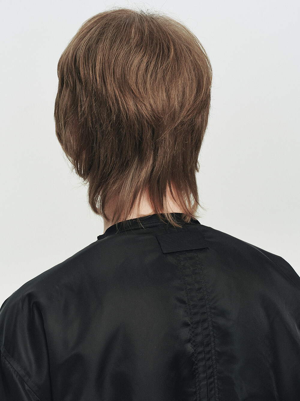 [HEUTE]FRAME COLLARLESS BOMBER JACKET (BLACK)
