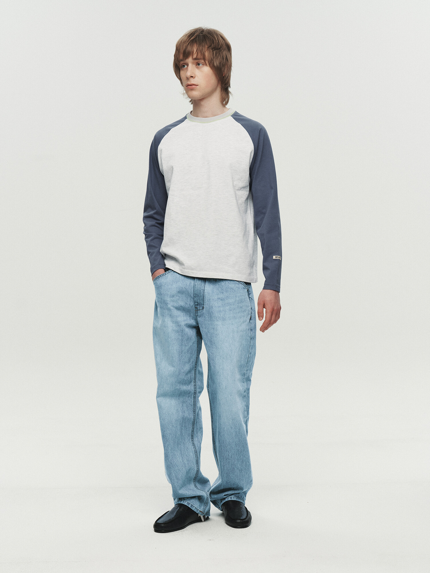 [HEUTE] LIGHT WASH WIDE DENIM (LIGHT BLUE)