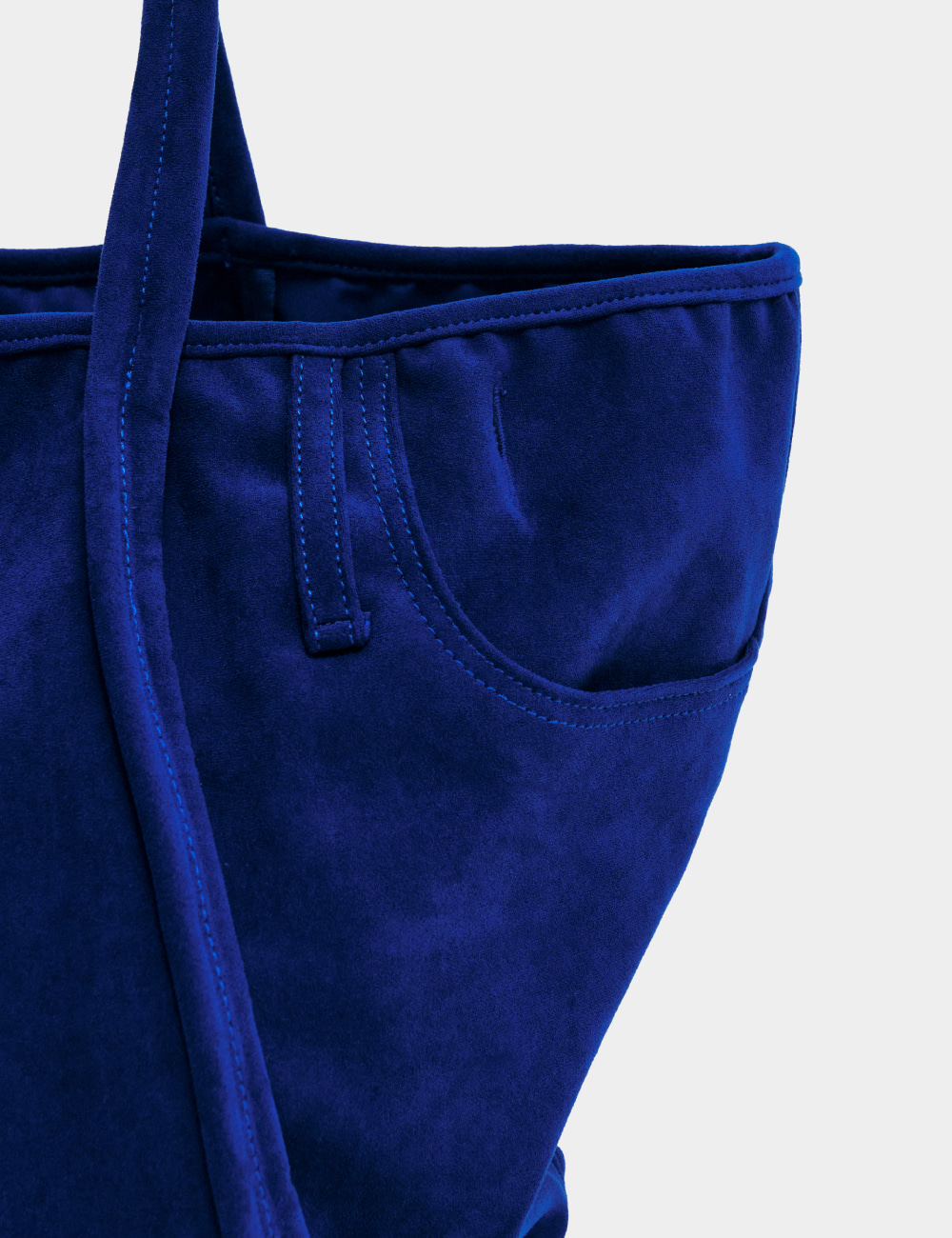 [GEN:RE] Archive Trouser Leather Bag Blue