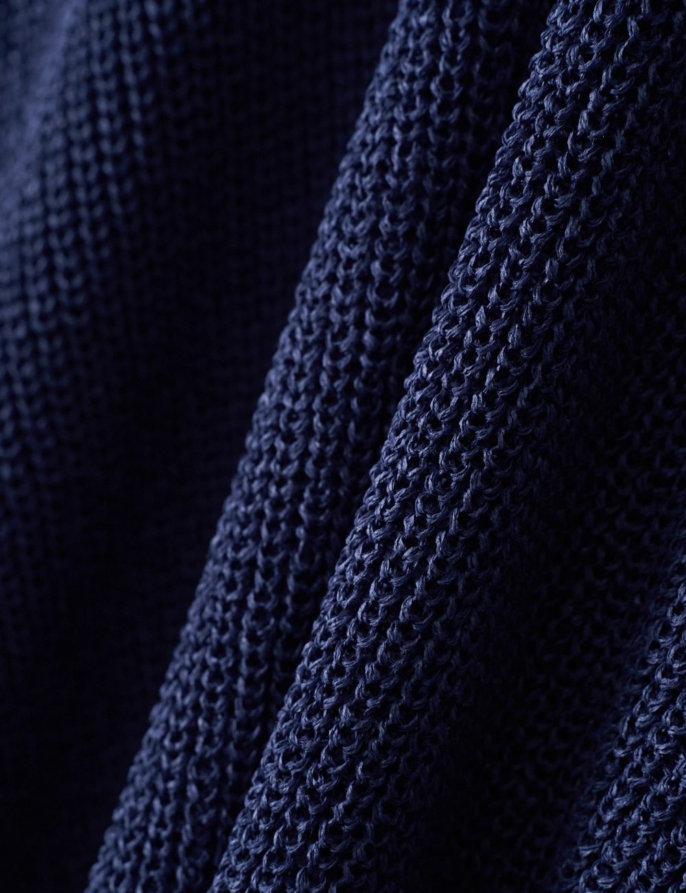 [GEN:RE] Canopy Mesh Knit Navy